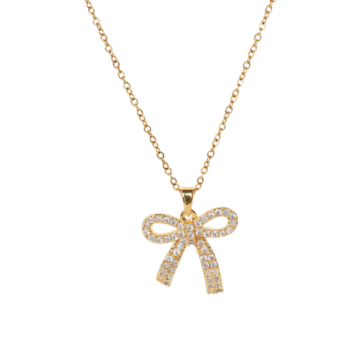 PapilNox™ | Collier double en acier inoxydable & Cristaux