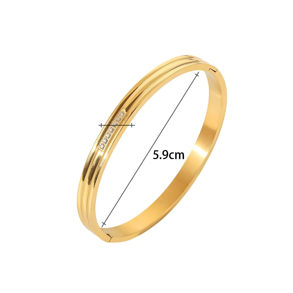 BracCristal V2™ | Bracelet en acier inoxydable & Cristaux