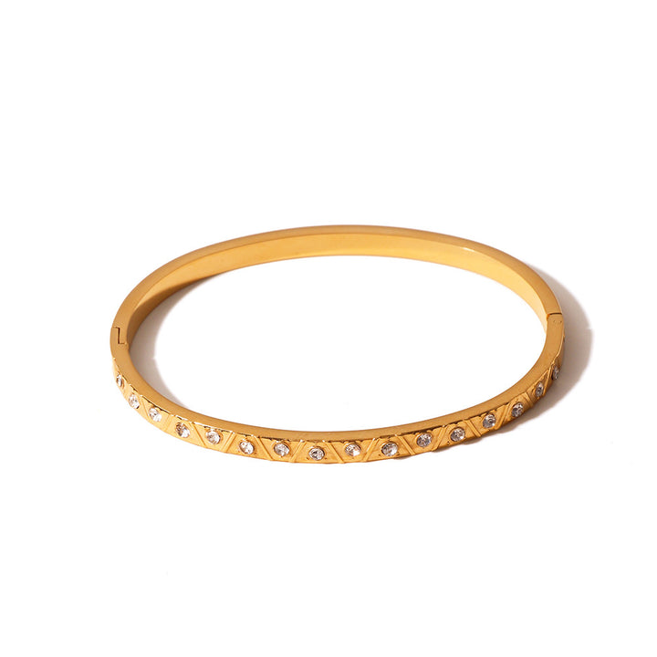 BracCristal V4™ | Bracelet en acier inoxydable & Cristaux