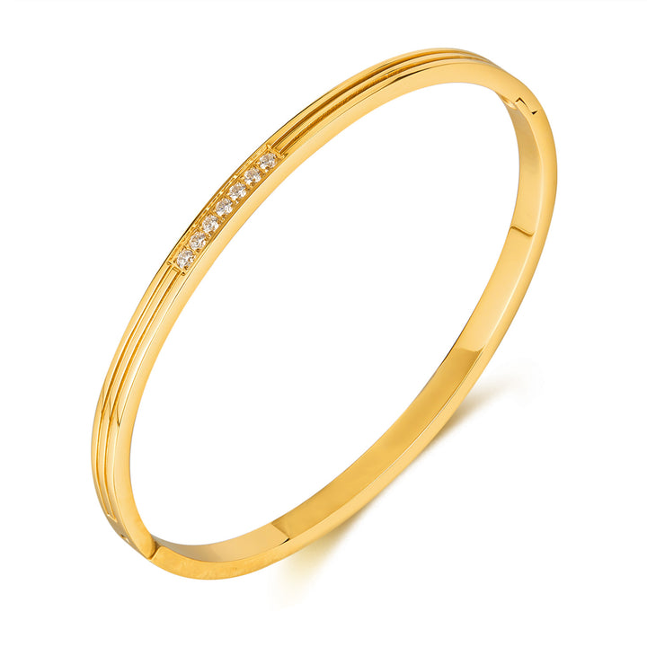 BracCristal V2™ | Bracelet en acier inoxydable & Cristaux