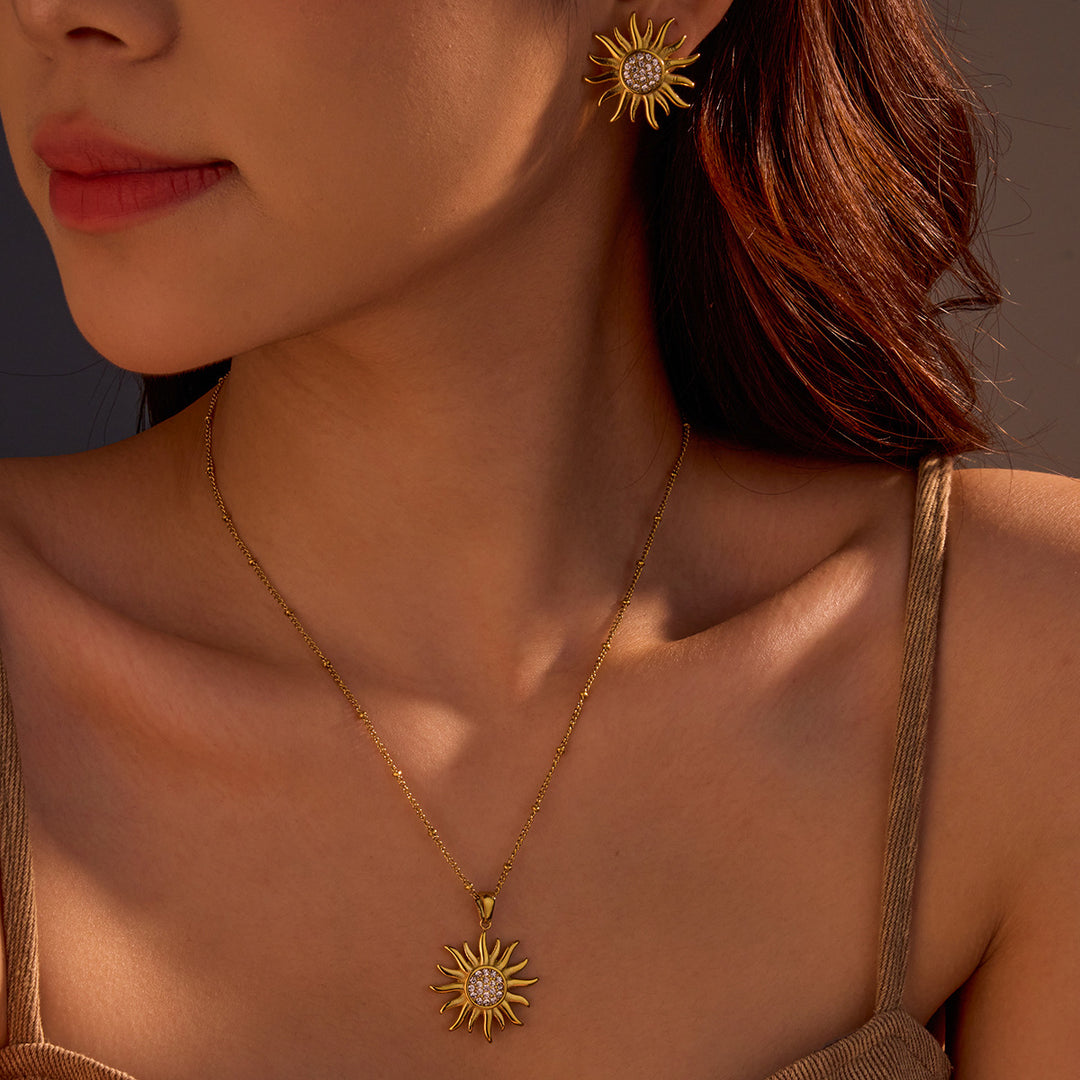 BouclSoleil™ | Boucle en acier inoxydable & Cristaux