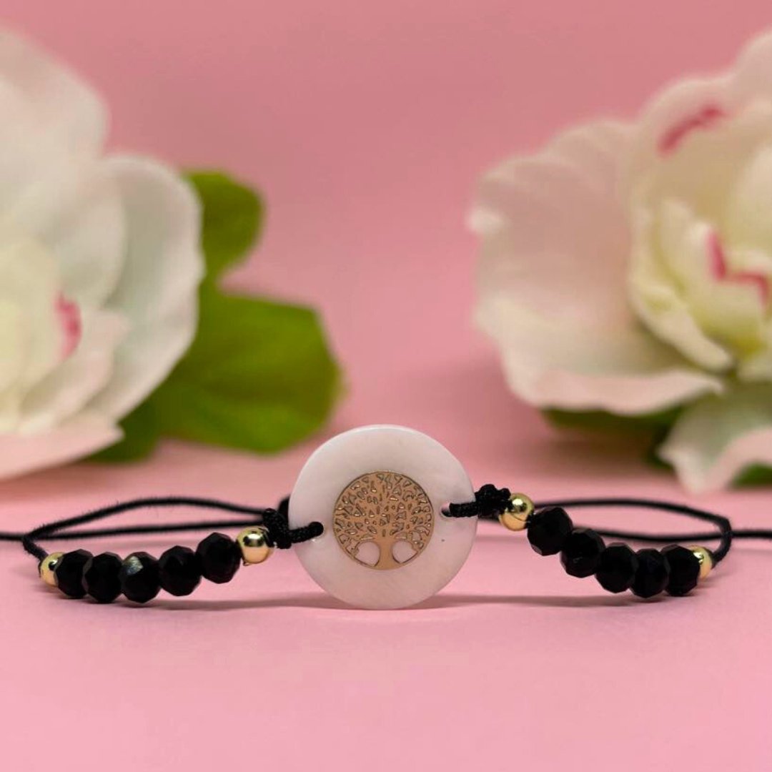 BracMotif™ | Bracelet Motif en fil de Lin - BelleetBeauté