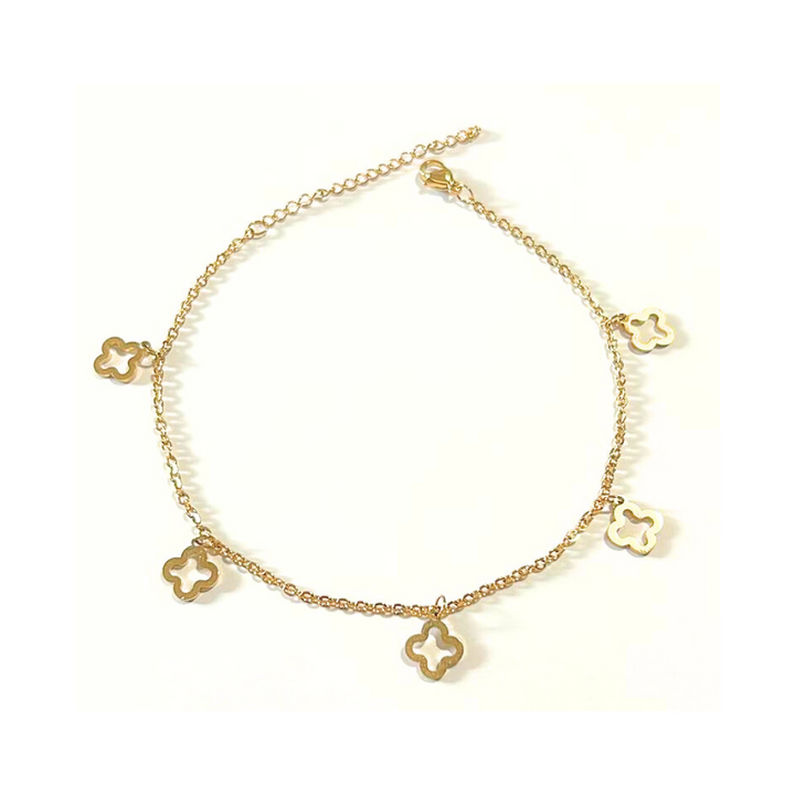 SimpleClif - Bracelet de cheville en acier inoxydable