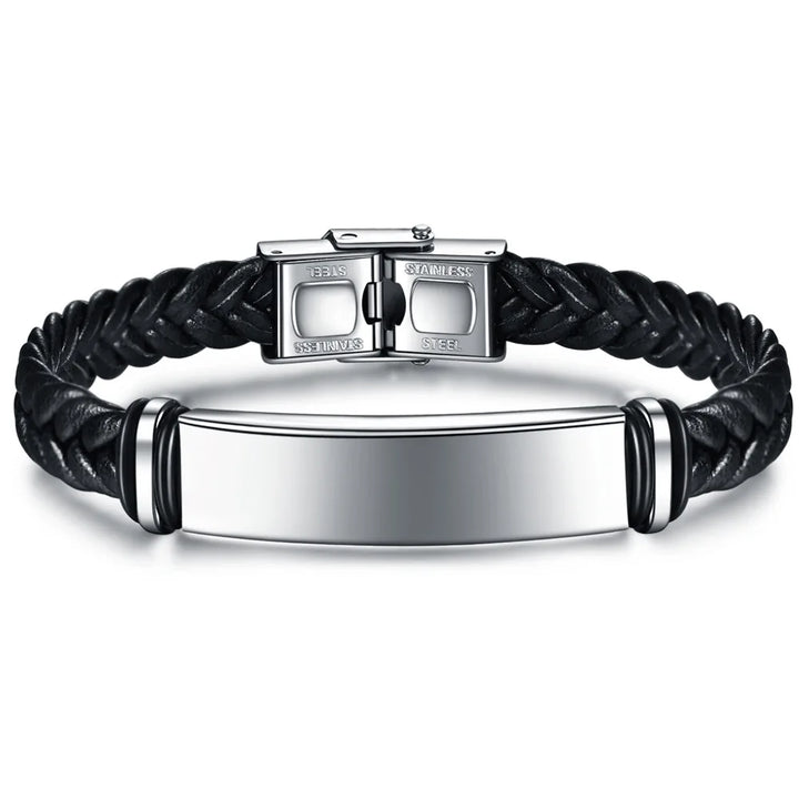 BraceBarre™ V3 | Bracelet homme en cuir PU